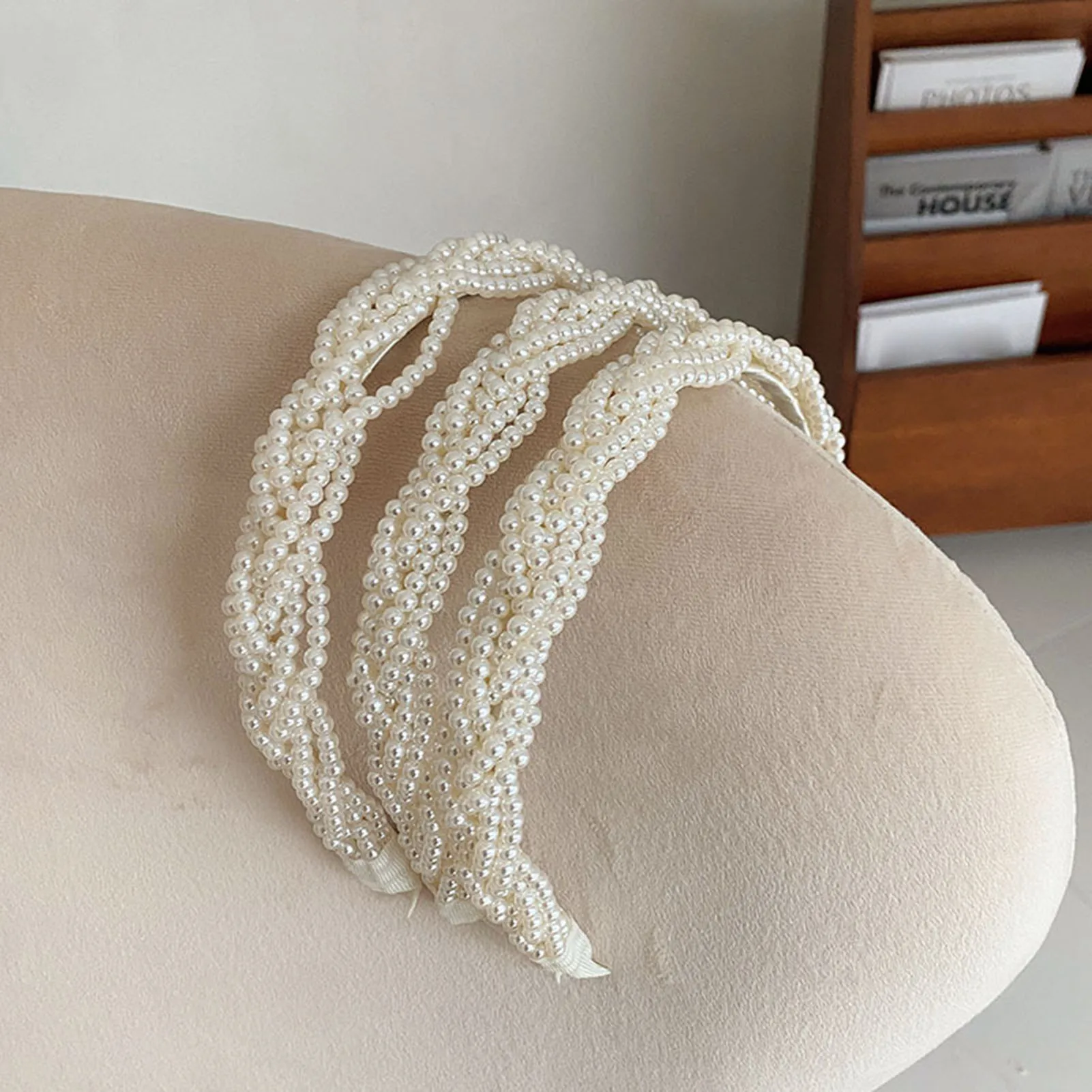 Elegant Pearl Headband for Women Hair Accessories Hairbands Fashion Girls Hair Hoop Band Ornament Bride Wedding Headwear Gifts
