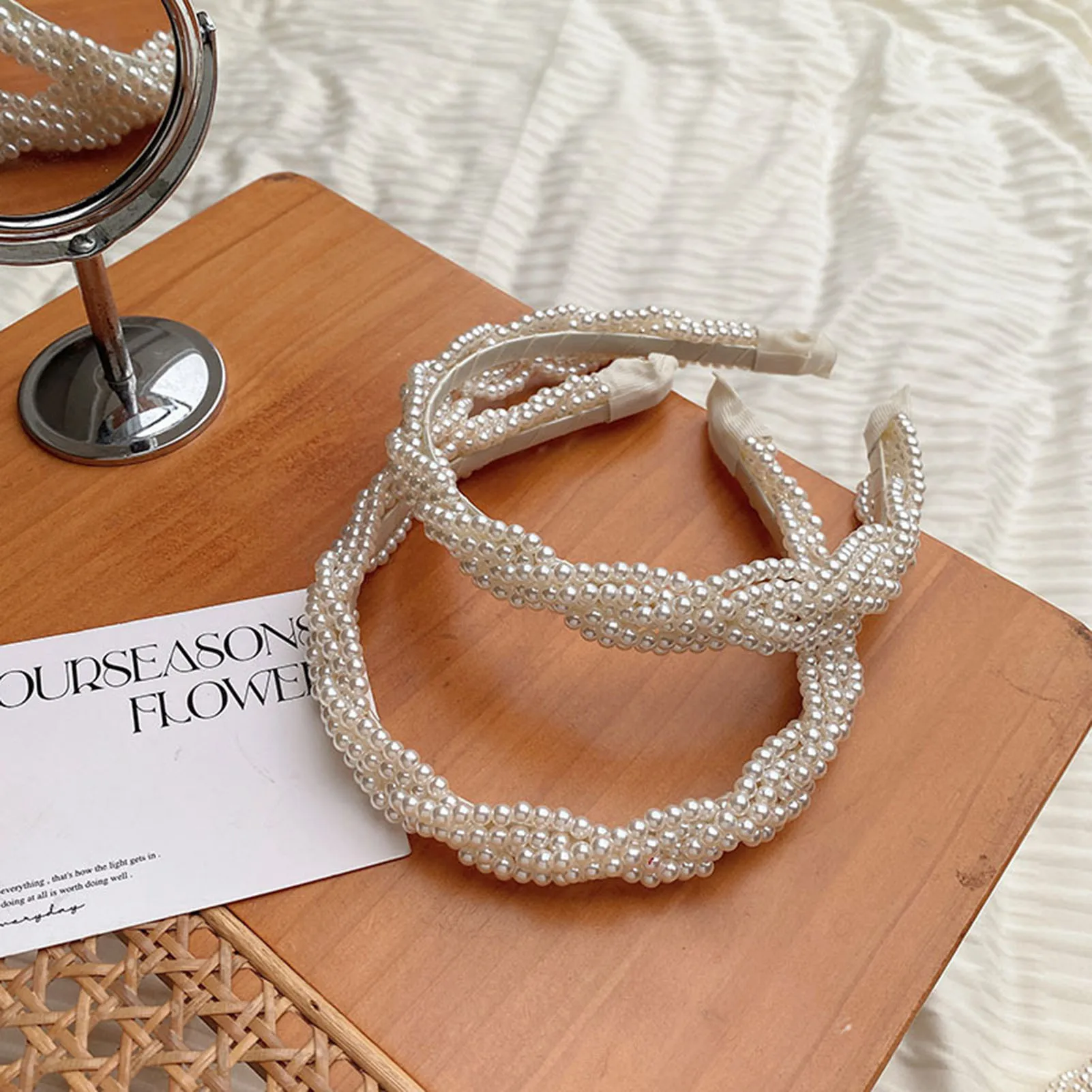 Elegant Pearl Headband for Women Hair Accessories Hairbands Fashion Girls Hair Hoop Band Ornament Bride Wedding Headwear Gifts