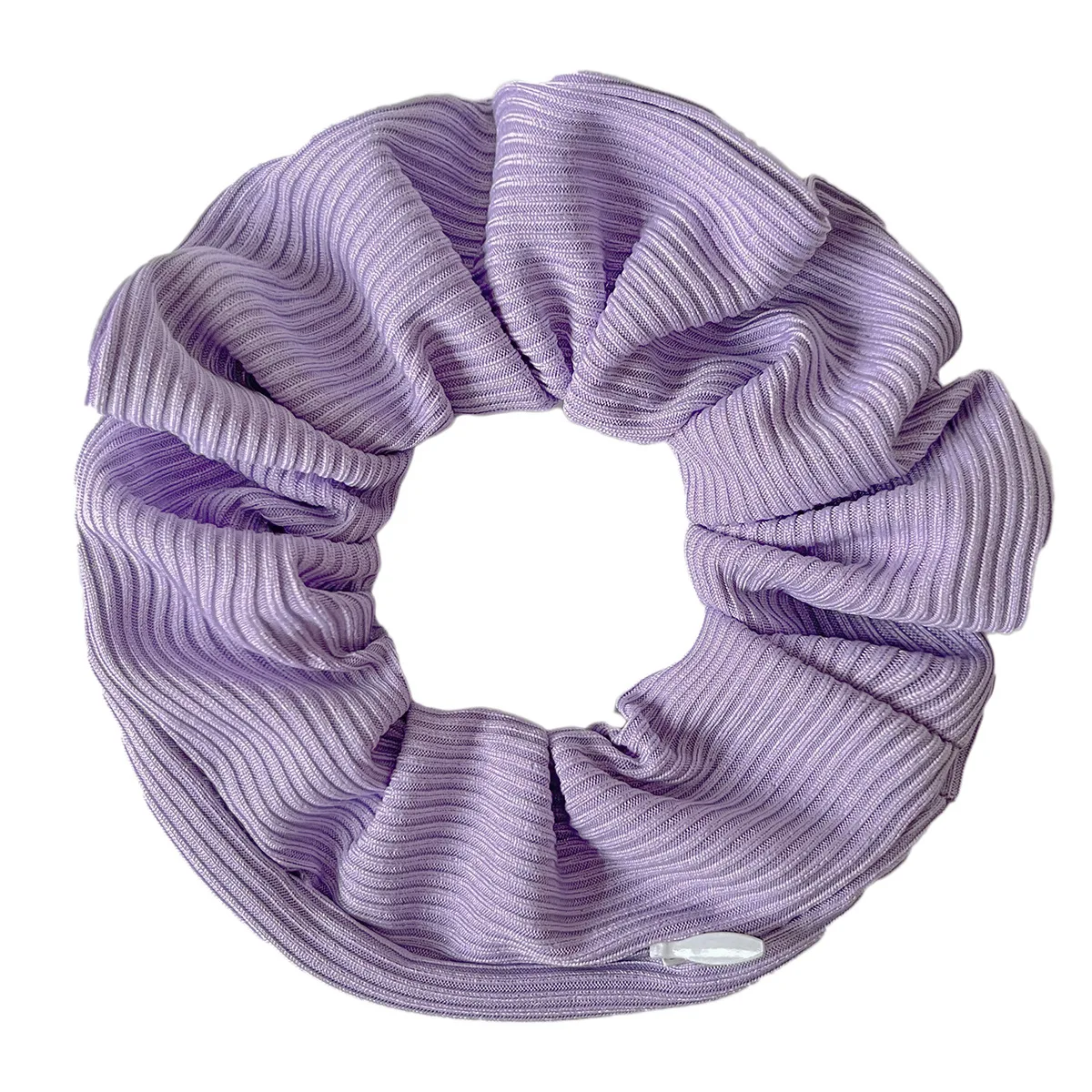 Designer Zip Scrunchies For Girls Pastel Colors Hairties for Bun Hairstyle Hair Accessories for Women Zipper Pocket Chouchous