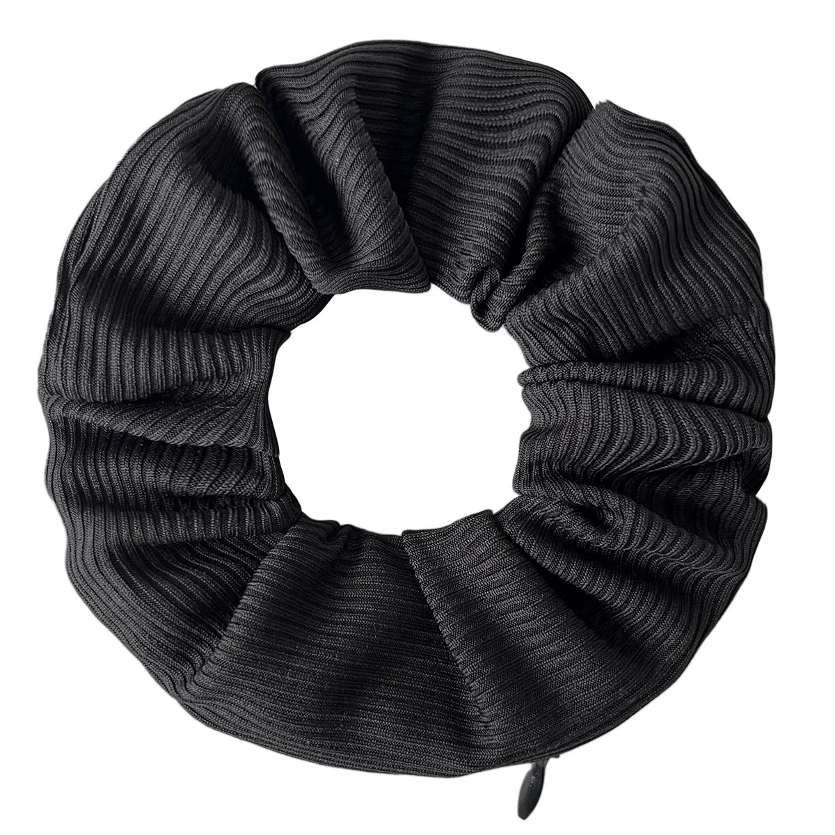 Designer Zip Scrunchies For Girls Pastel Colors Hairties for Bun Hairstyle Hair Accessories for Women Zipper Pocket Chouchous