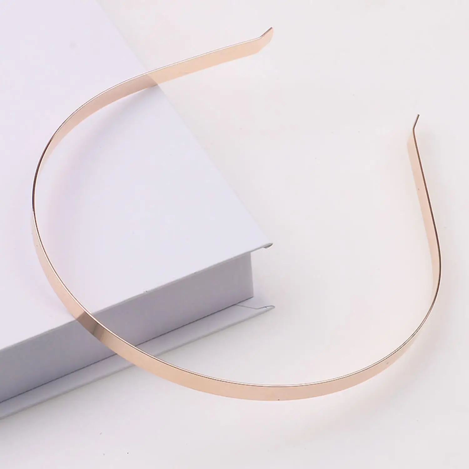 Metal Headbands Blank Smooth Hair Hoop Band DIY Hairband Plain Thin Bulk Headbands for Men Women Jeweley Hair Accessories