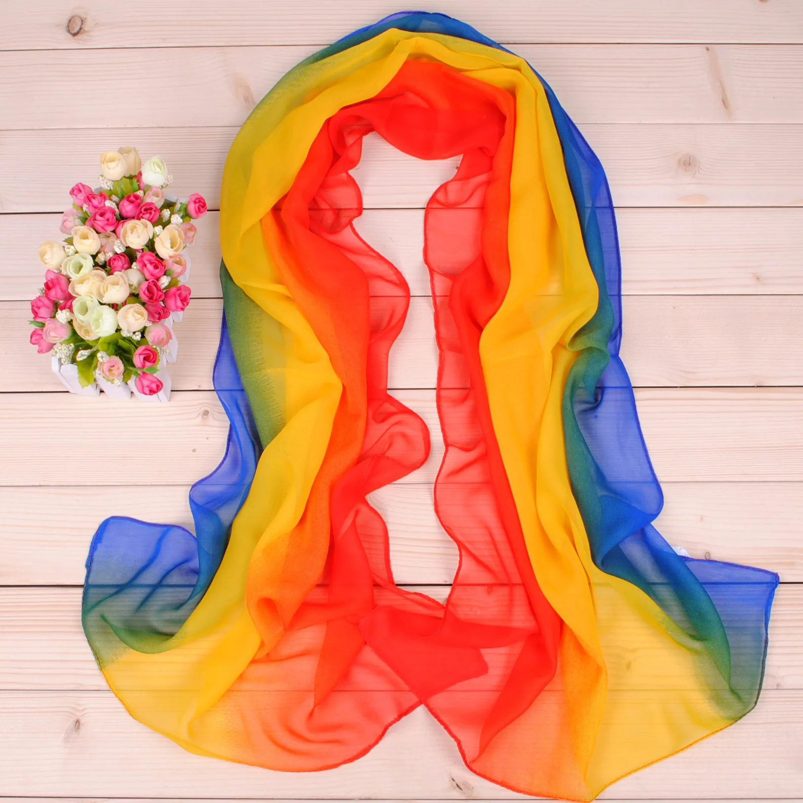 High-Grade Light Fashion Style160x50CM Sunblock Scarf Seaside Beach Towel Long Women's Scarf Part Gift