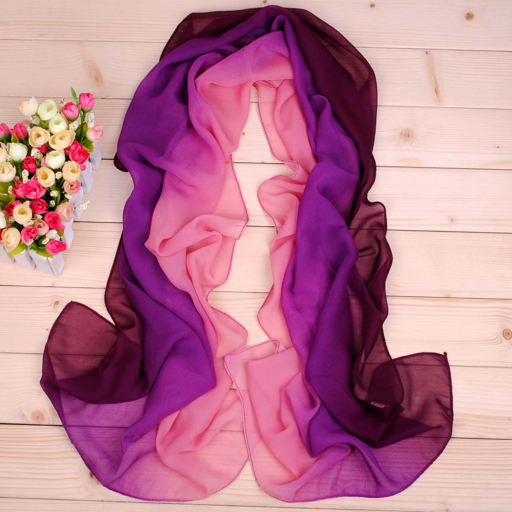 High-Grade Light Fashion Style160x50CM Sunblock Scarf Seaside Beach Towel Long Women's Scarf Part Gift
