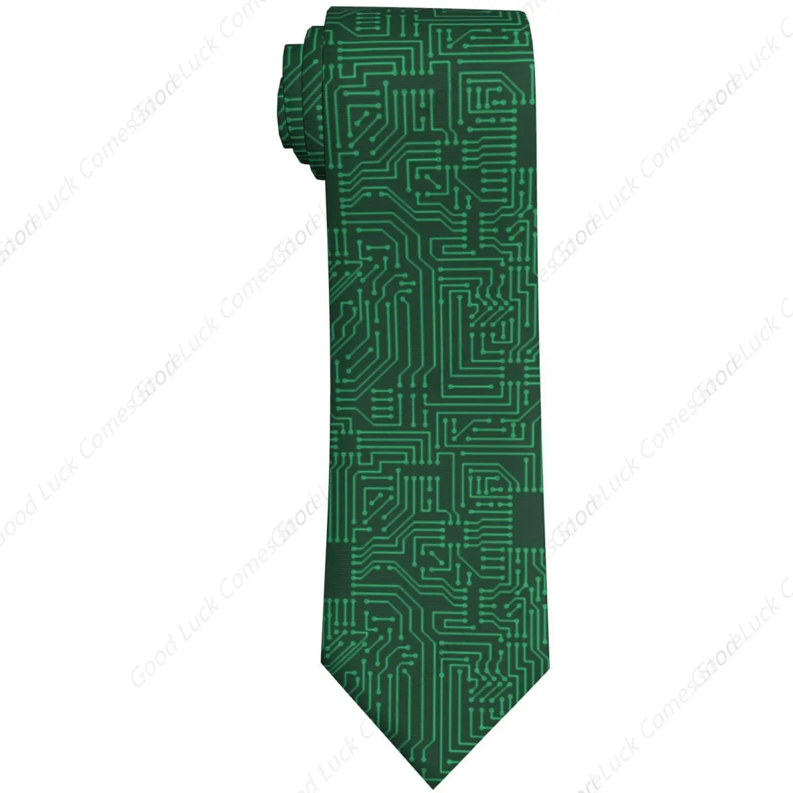 Computer Circuit Board Men'S Ties Classic Silk Mens Neckties Novelty Soft Neck Tie For Formal Business Ties Wedding Party