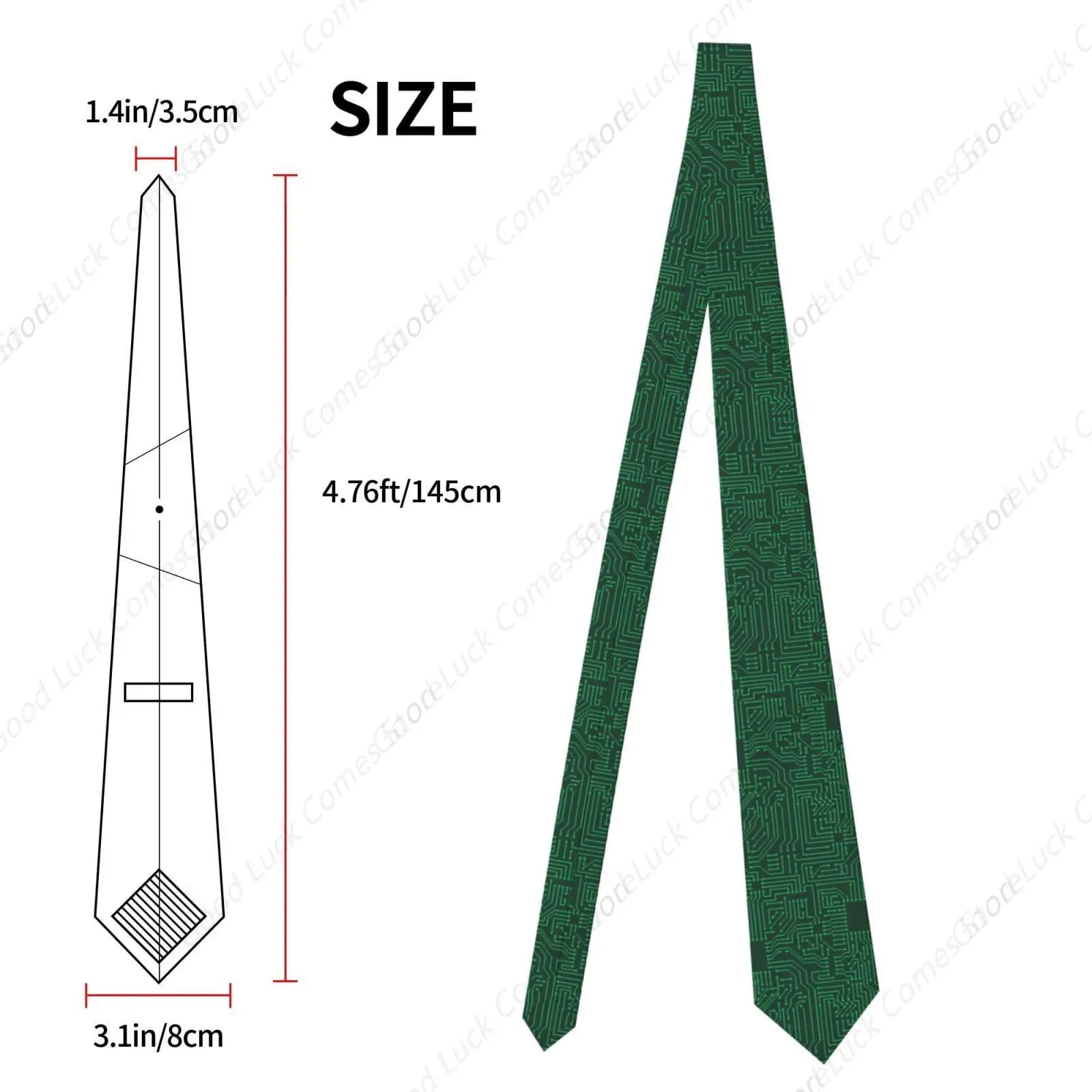 Computer Circuit Board Men'S Ties Classic Silk Mens Neckties Novelty Soft Neck Tie For Formal Business Ties Wedding Party