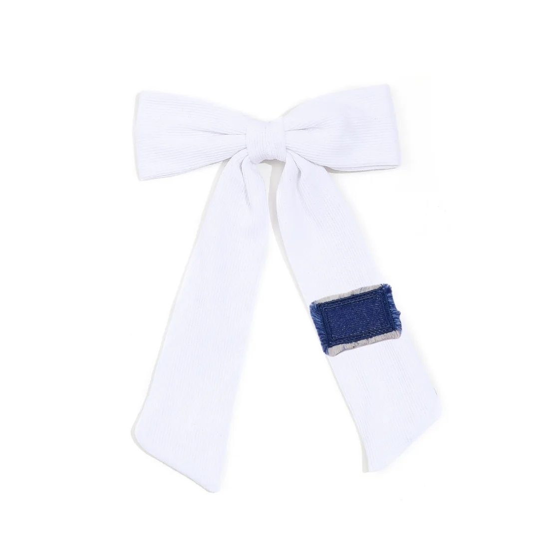 Fashion Denim Heart Sporty Style Hairband Hair Clip Accessory for Women And Girls mini cilp baby band girl clip