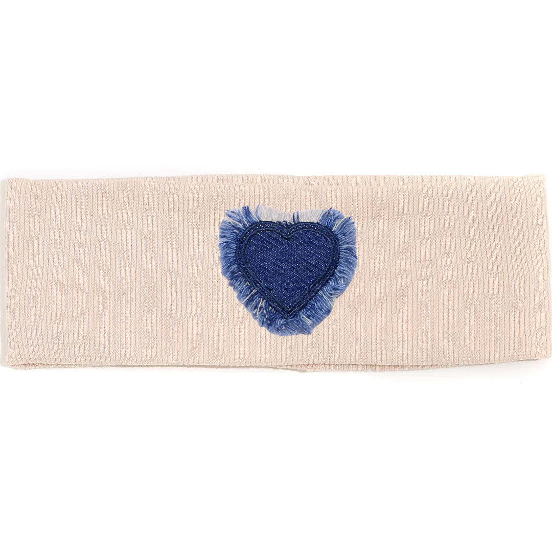 Fashion Denim Heart Sporty Style Hairband Hair Clip Accessory for Women And Girls mini cilp baby band girl clip