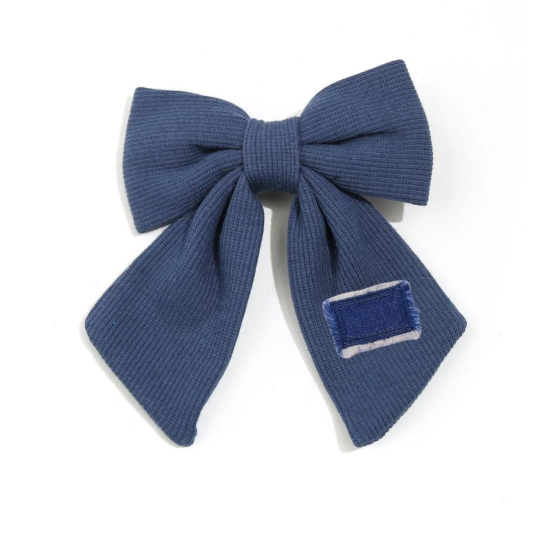 Fashion Denim Heart Sporty Style Hairband Hair Clip Accessory for Women And Girls mini cilp baby band girl clip