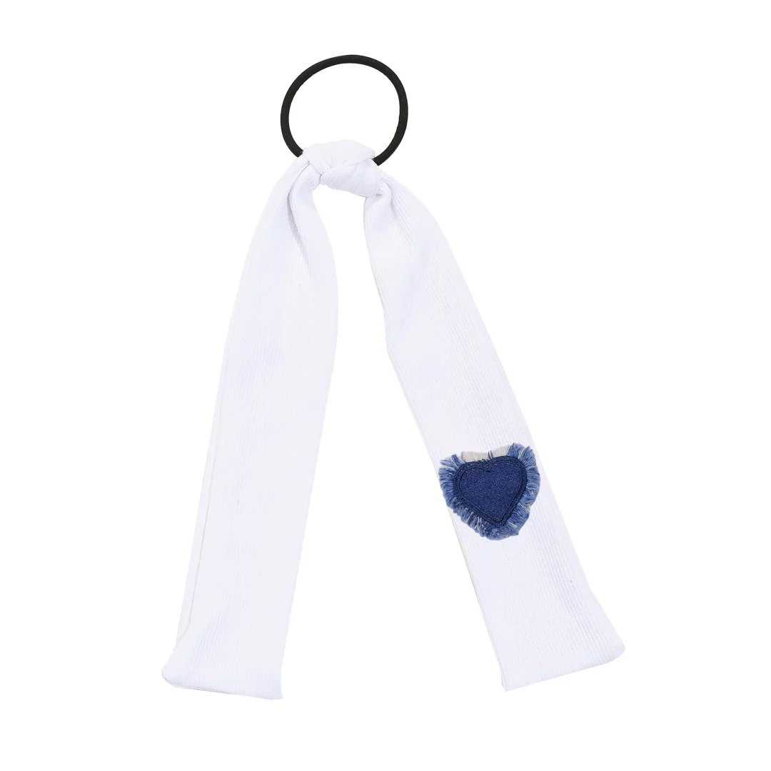 Fashion Denim Heart Sporty Style Hairband Hair Clip Accessory for Women And Girls mini cilp baby band girl clip