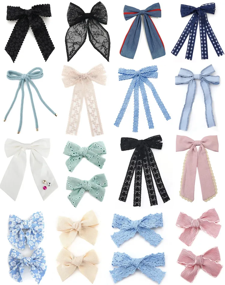 Fashion Denim Heart Sporty Style Hairband Hair Clip Accessory for Women And Girls mini cilp baby band girl clip