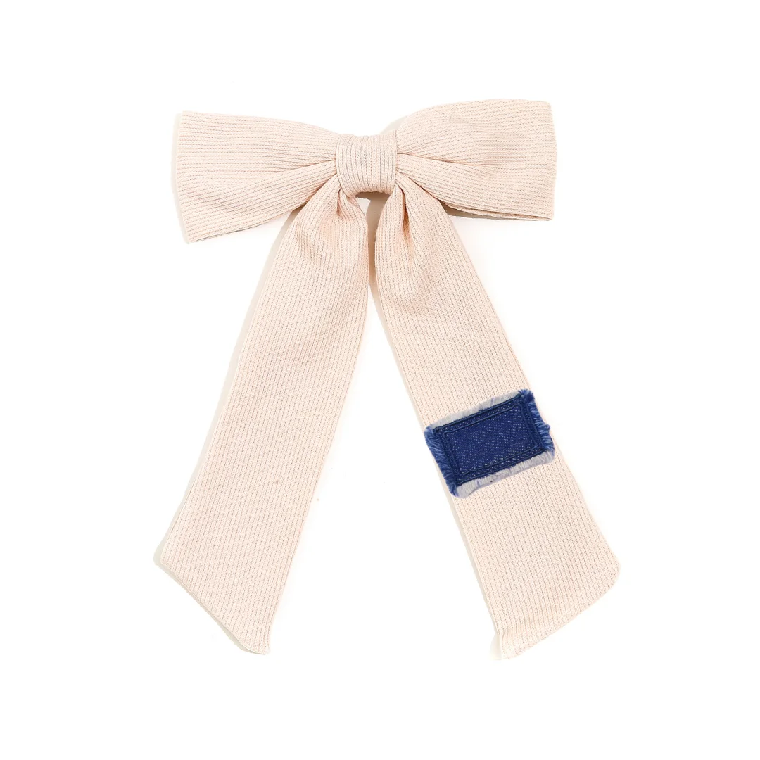 Fashion Denim Heart Sporty Style Hairband Hair Clip Accessory for Women And Girls mini cilp baby band girl clip