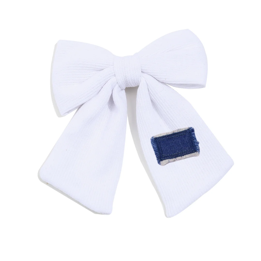 Fashion Denim Heart Sporty Style Hairband Hair Clip Accessory for Women And Girls mini cilp baby band girl clip