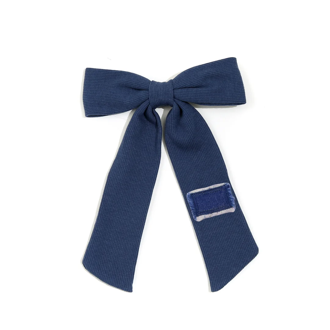 Fashion Denim Heart Sporty Style Hairband Hair Clip Accessory for Women And Girls mini cilp baby band girl clip