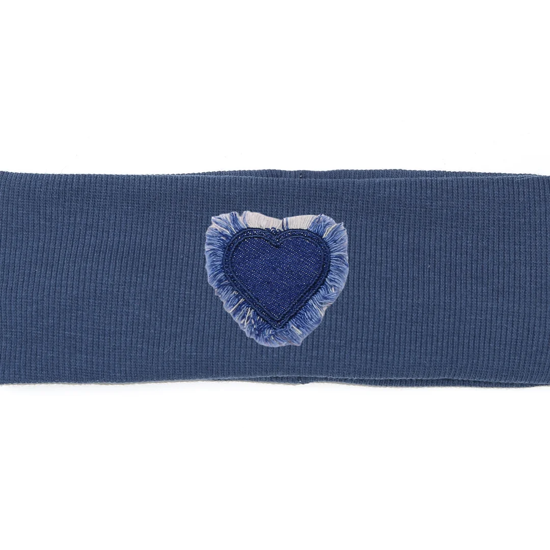 Fashion Denim Heart Sporty Style Hairband Hair Clip Accessory for Women And Girls mini cilp baby band girl clip