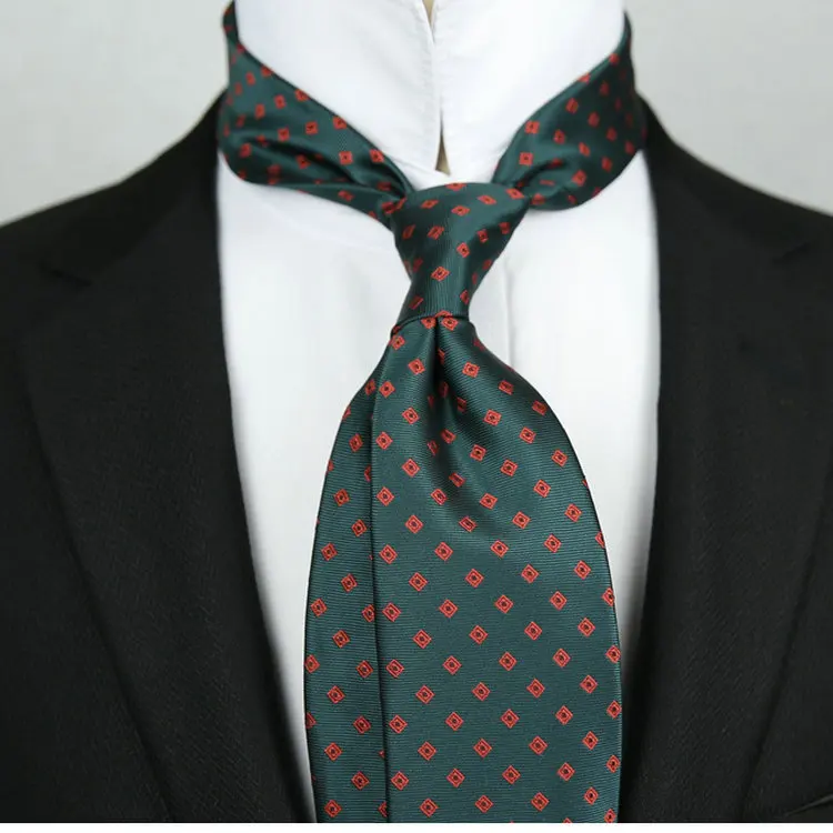 8cm Luxury Neck Tie for Men's Business Jacquard Necktie Corbata Vintage Accesorios Grooms Suits Formal Man Gifts Neck Ties