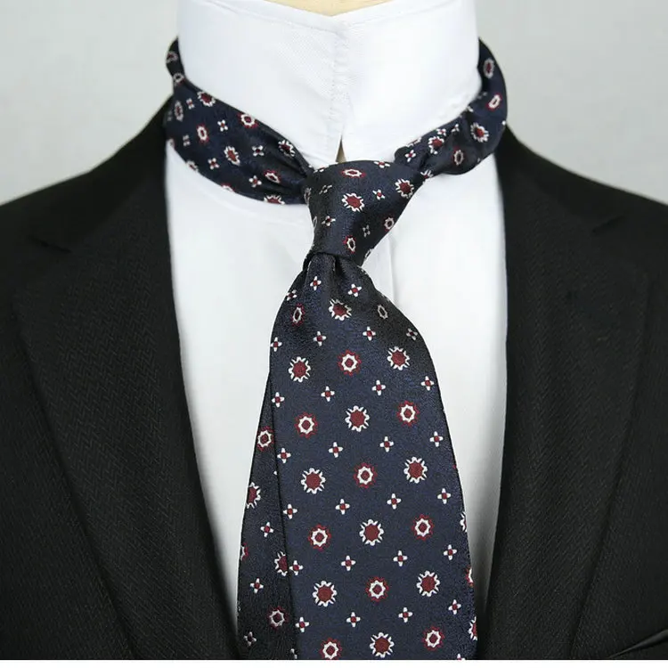 8cm Luxury Neck Tie for Men's Business Jacquard Necktie Corbata Vintage Accesorios Grooms Suits Formal Man Gifts Neck Ties