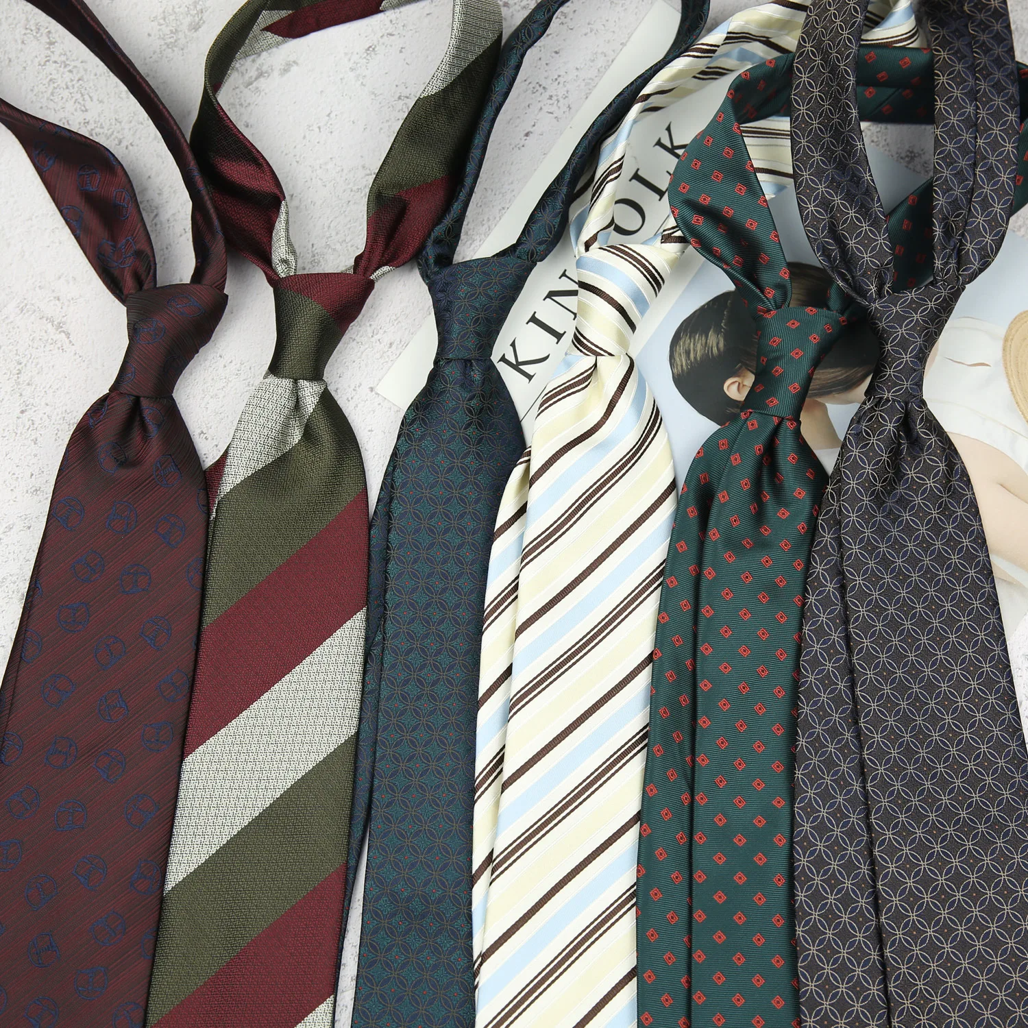 8cm Luxury Neck Tie for Men's Business Jacquard Necktie Corbata Vintage Accesorios Grooms Suits Formal Man Gifts Neck Ties