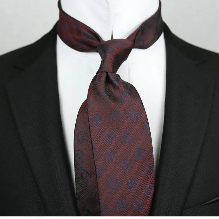 8cm Luxury Neck Tie for Men's Business Jacquard Necktie Corbata Vintage Accesorios Grooms Suits Formal Man Gifts Neck Ties