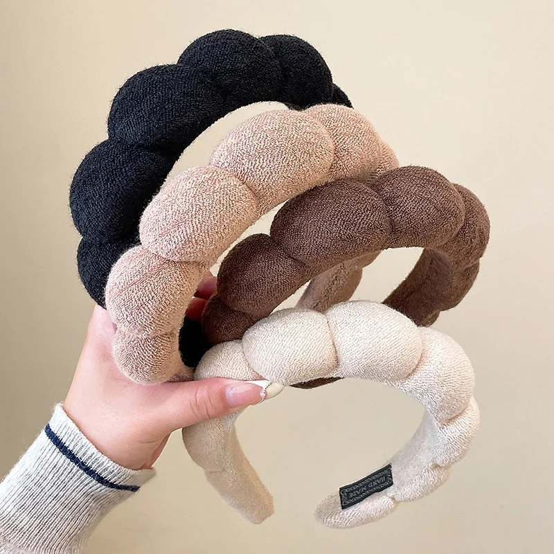 1 autumn and winter cloud headband high cranial top new pressure hair wide edge headband hair accessories