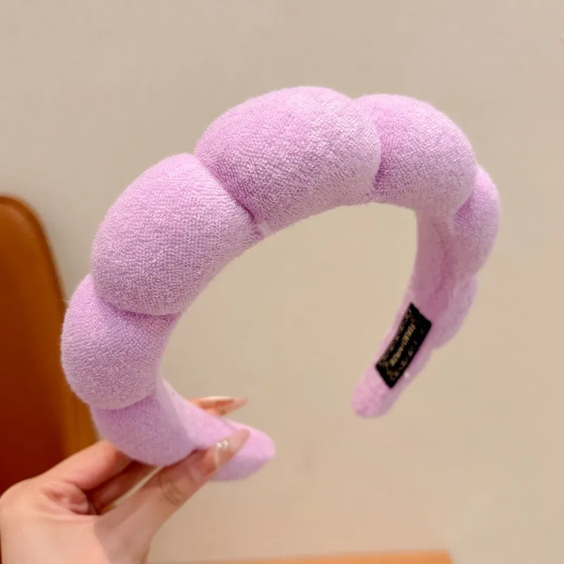 1 autumn and winter cloud headband high cranial top new pressure hair wide edge headband hair accessories