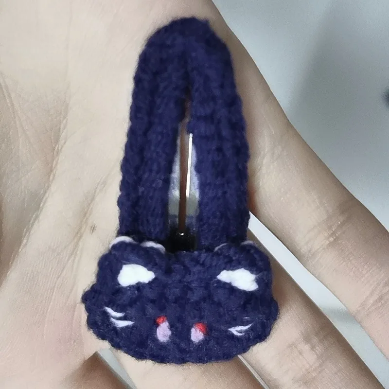 1Pcs Game Hair Clips for Girls Clip Pins BB Hairpins Wanderer Kabukimono Balladeer Hat Guy Cartoon Cat Plush Barrettes
