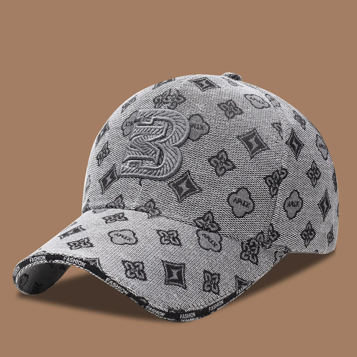 Baseball caps suitable for men and women, fashion sports caps, fashion embroidery, abstract logo, lightweight and portable design