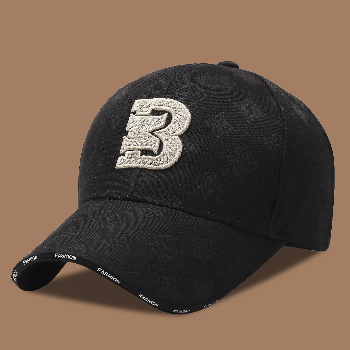 Baseball caps suitable for men and women, fashion sports caps, fashion embroidery, abstract logo, lightweight and portable design