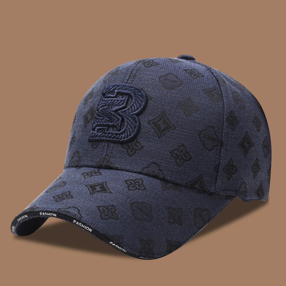 Baseball caps suitable for men and women, fashion sports caps, fashion embroidery, abstract logo, lightweight and portable design