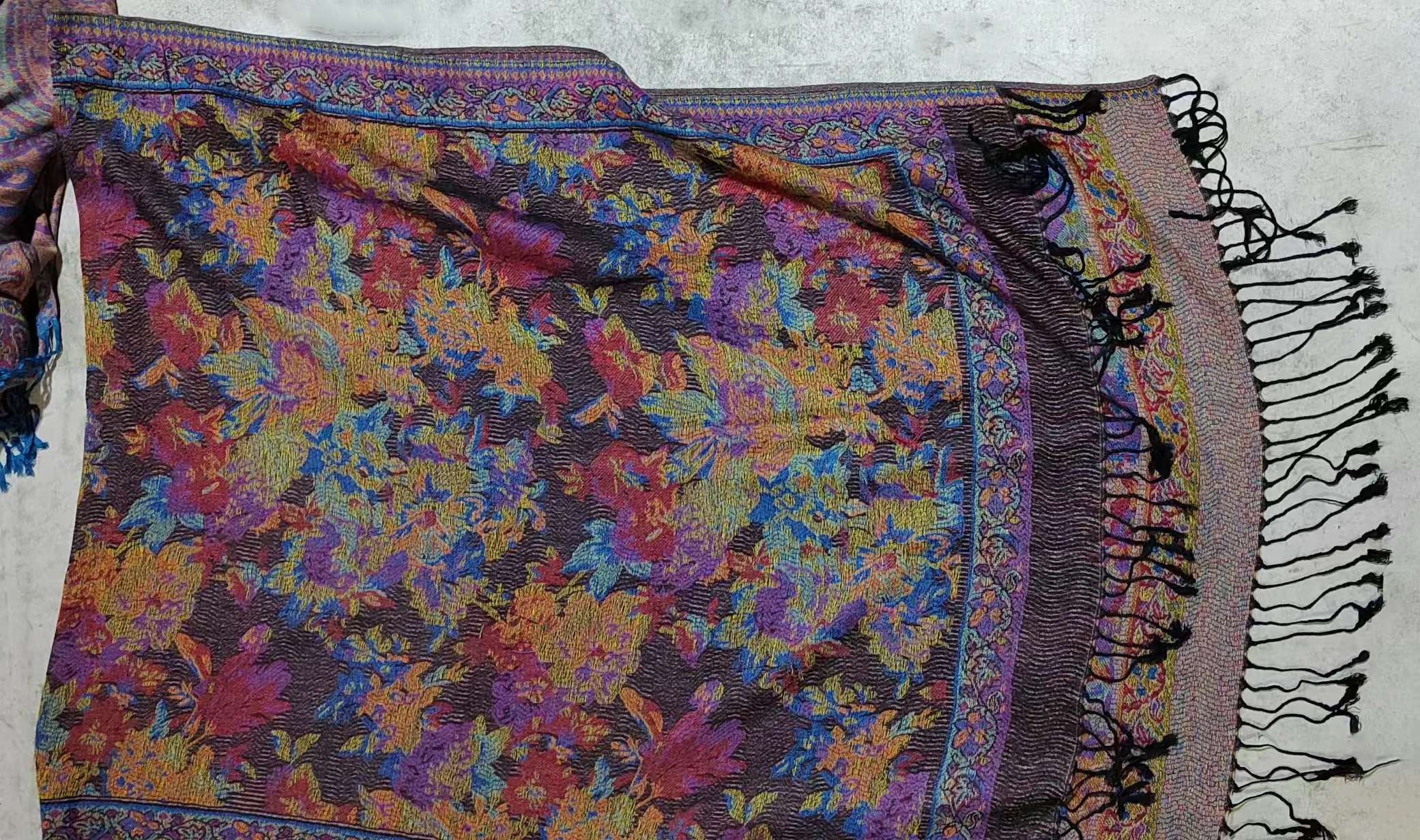 70x175cm Femmes Paisley Echarpe Cachemire Sentiment Pashmina Chales Gland Hijab Bandeau Femme Hiver Foulards Foulard