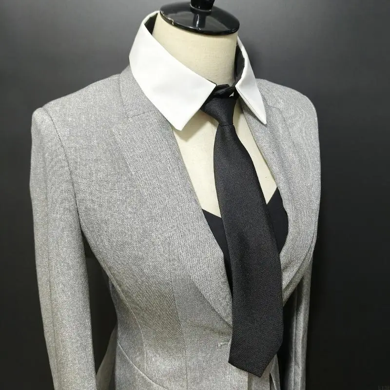 Fashionable Shirt False Collar with Necktie Front for Women's Detachable Collar