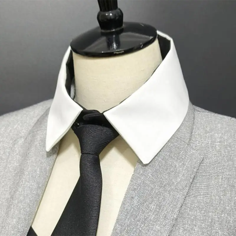 Fashionable Shirt False Collar with Necktie Front for Women's Detachable Collar