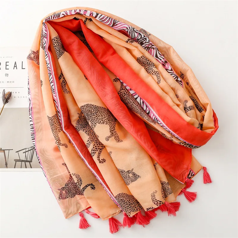 Luxury New Fashion Spot Print Ladies Women Scarf Female Cotton Linen Shawl Tassel Four Seasons Muslim Hijab Wrap Ventilate