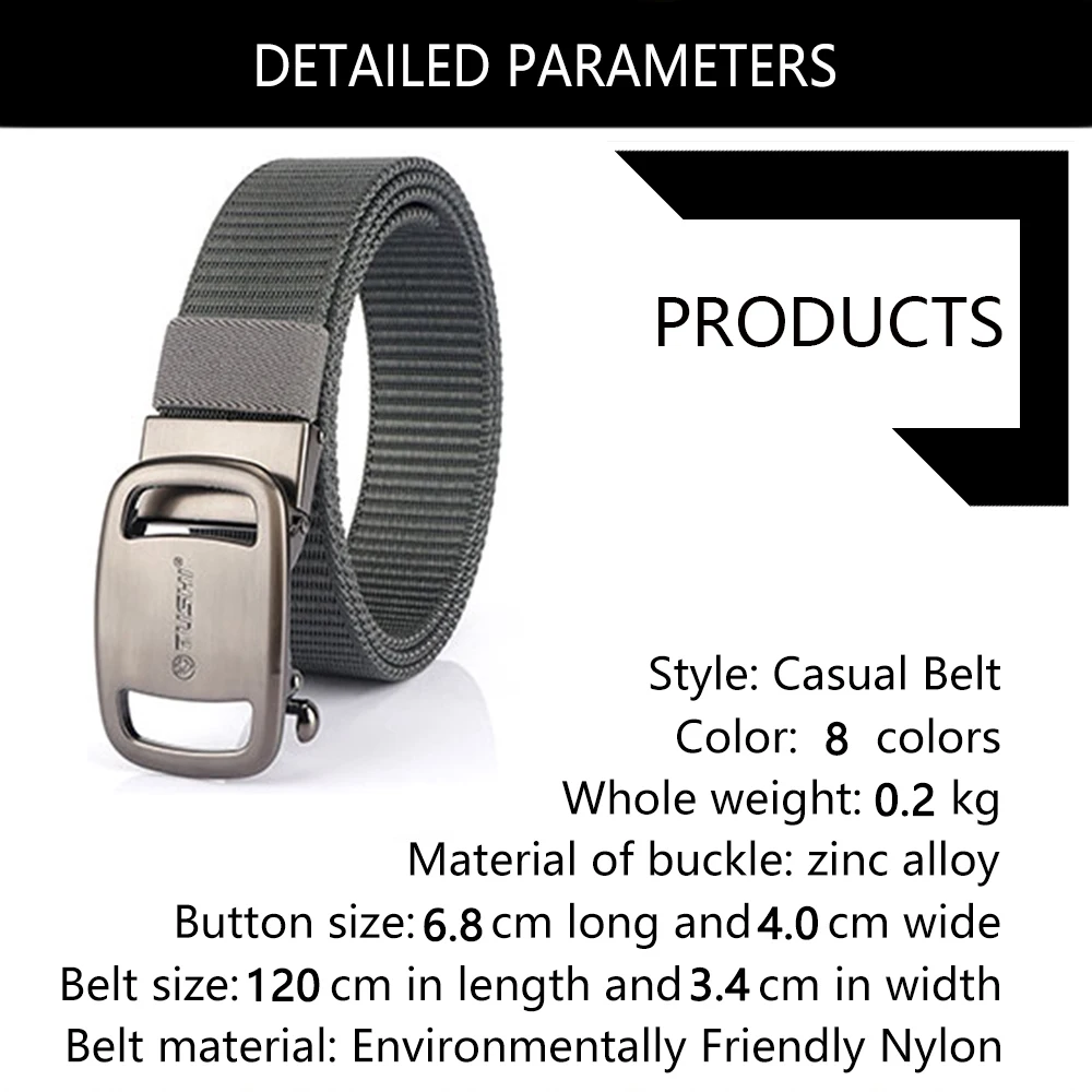 TUSHI New Tactical Belt Nylon Military Army Belt Outdoor Metal Buckle Police Heavy Duty Men's Training Hunting Belt