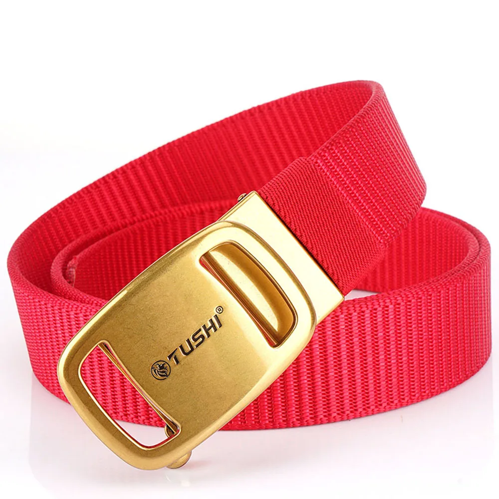 TUSHI New Tactical Belt Nylon Military Army Belt Outdoor Metal Buckle Police Heavy Duty Men's Training Hunting Belt