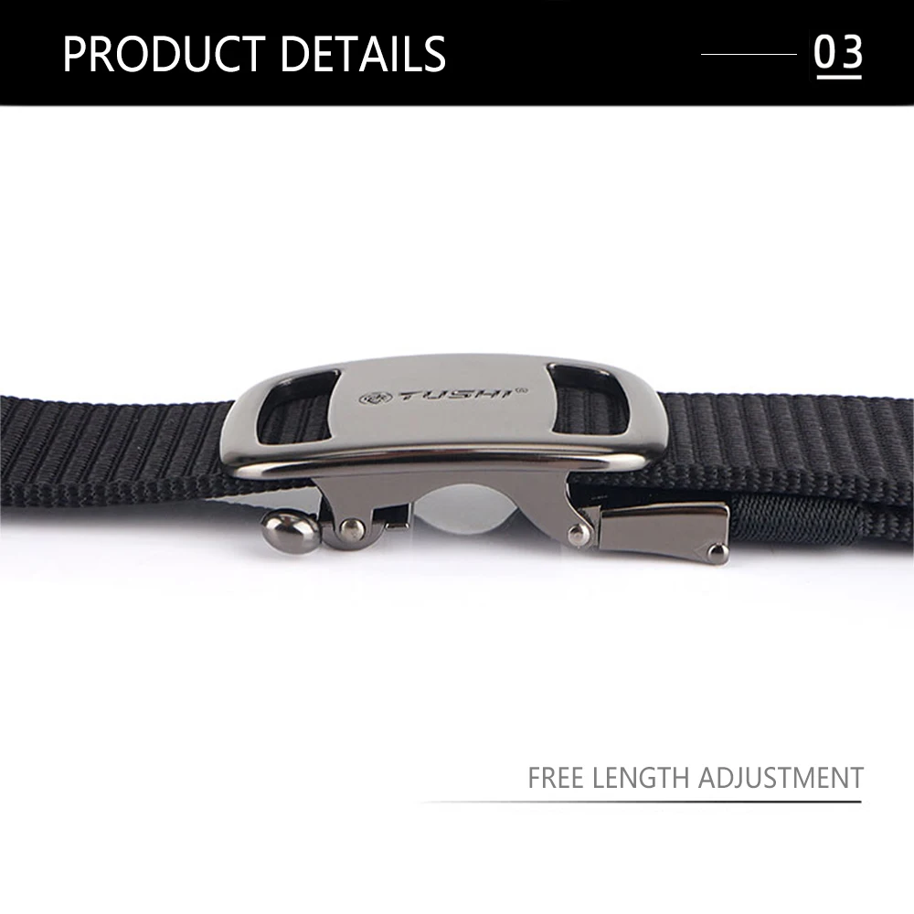 TUSHI New Tactical Belt Nylon Military Army Belt Outdoor Metal Buckle Police Heavy Duty Men's Training Hunting Belt