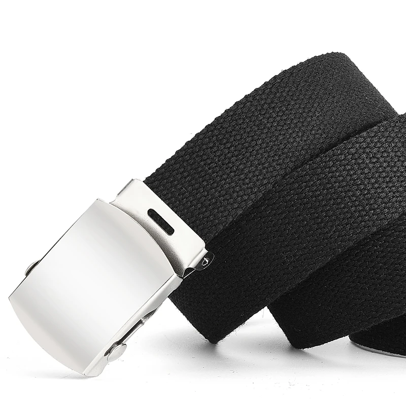 1Pcs New Fashion Unisex Tactical Waist Belt Jeans Male Casual Men Women Belt Canvas 3.0cm Webbing Waistband Ceinture Femme Belts