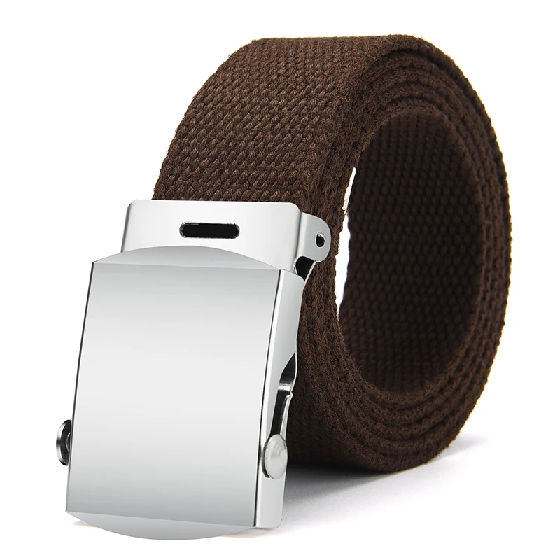 1Pcs New Fashion Unisex Tactical Waist Belt Jeans Male Casual Men Women Belt Canvas 3.0cm Webbing Waistband Ceinture Femme Belts