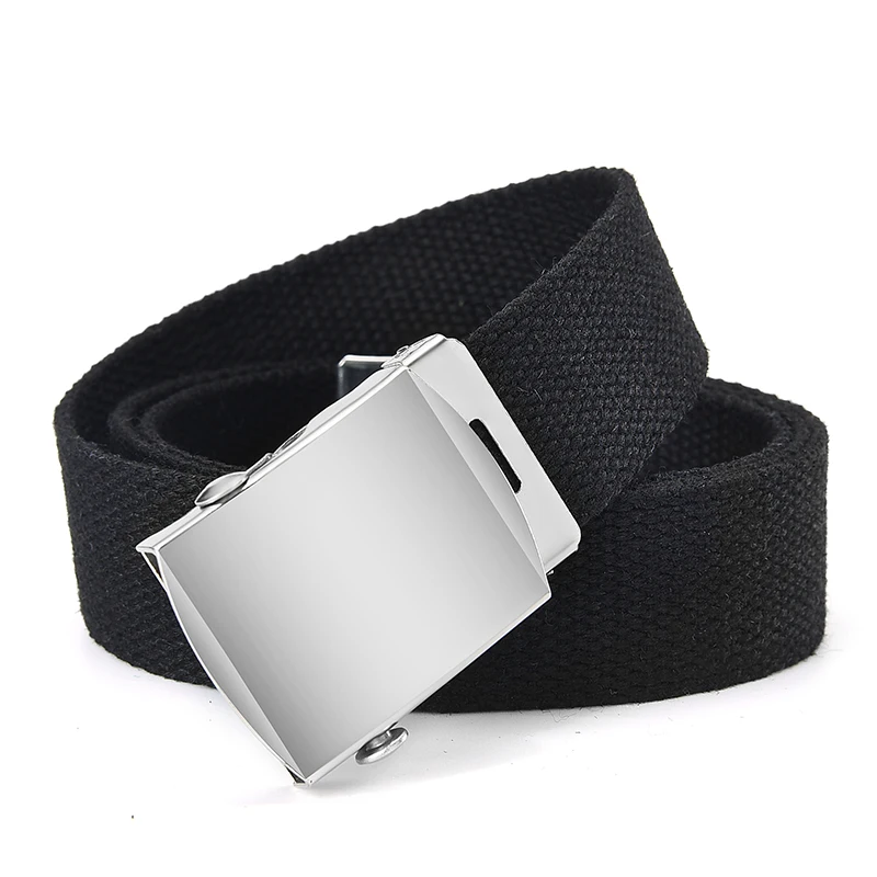 1Pcs New Fashion Unisex Tactical Waist Belt Jeans Male Casual Men Women Belt Canvas 3.0cm Webbing Waistband Ceinture Femme Belts