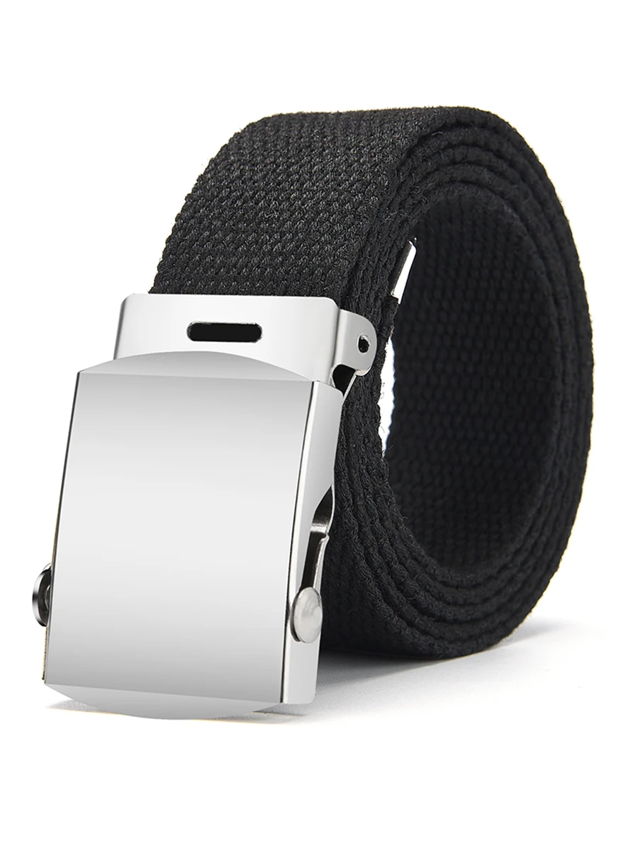 1Pcs New Fashion Unisex Tactical Waist Belt Jeans Male Casual Men Women Belt Canvas 3.0cm Webbing Waistband Ceinture Femme Belts