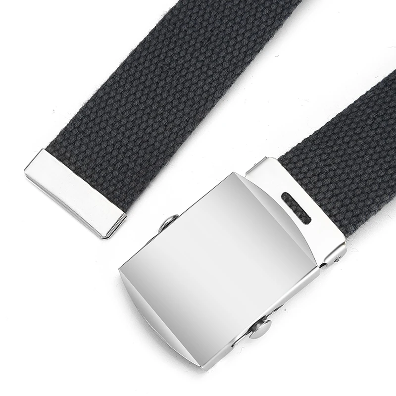 1Pcs New Fashion Unisex Tactical Waist Belt Jeans Male Casual Men Women Belt Canvas 3.0cm Webbing Waistband Ceinture Femme Belts
