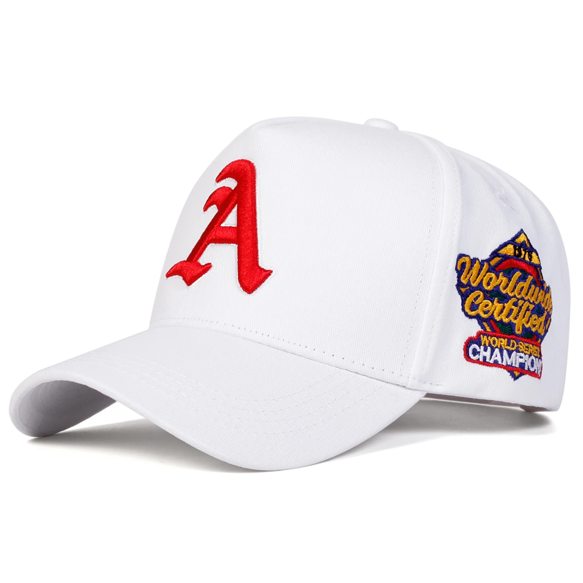 Unisex Gothic letter A Embroidery Side Worldwide Baseball Caps Spring Autumn Outdoor Adjustable Casual Hats Sunscreen Hat