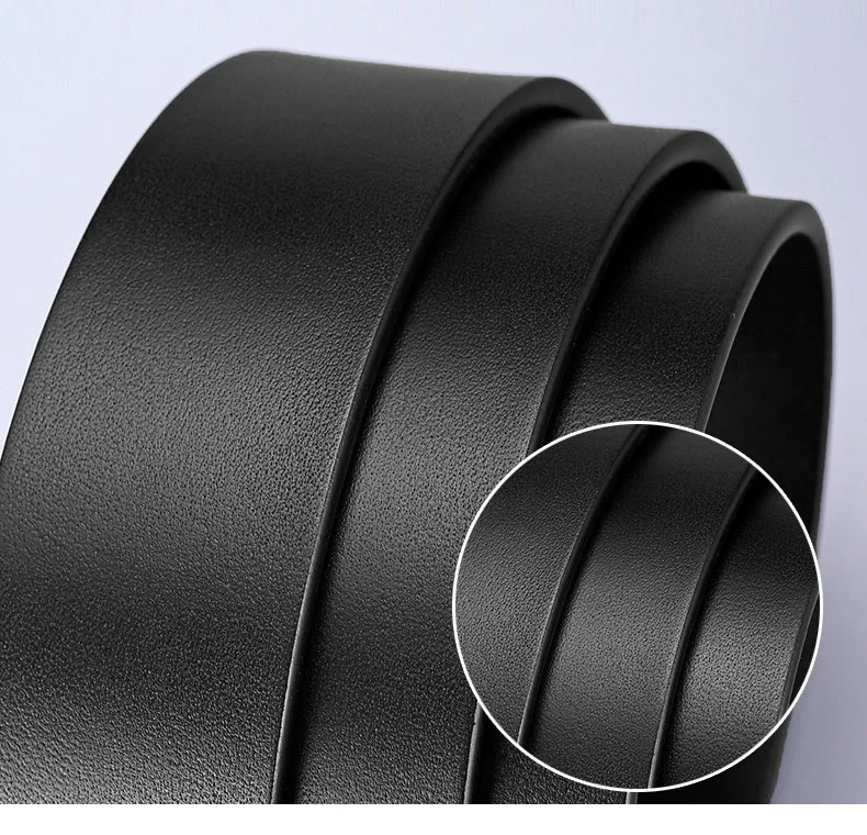 120 130 140cm Synthetic Leather Men's Belt Fashion Alloy Pin Buckle Adult Luxury Brand Jeans Business Waist Male Strap Brand