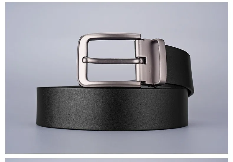 120 130 140cm Synthetic Leather Men's Belt Fashion Alloy Pin Buckle Adult Luxury Brand Jeans Business Waist Male Strap Brand