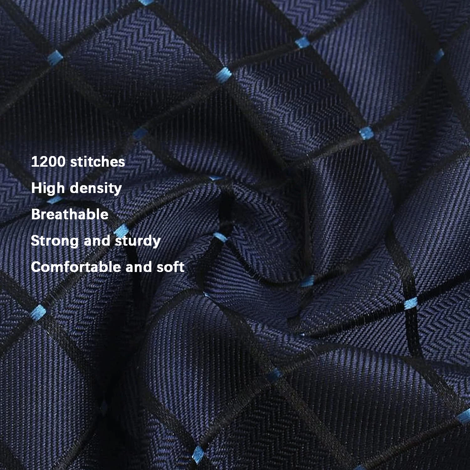 Luxury 8CM Men Silk Necktie Plaid&Check Ties Pocket Square Cufflink Tie Clip Gift Box Set For Man Groom Formal Business Jacquard