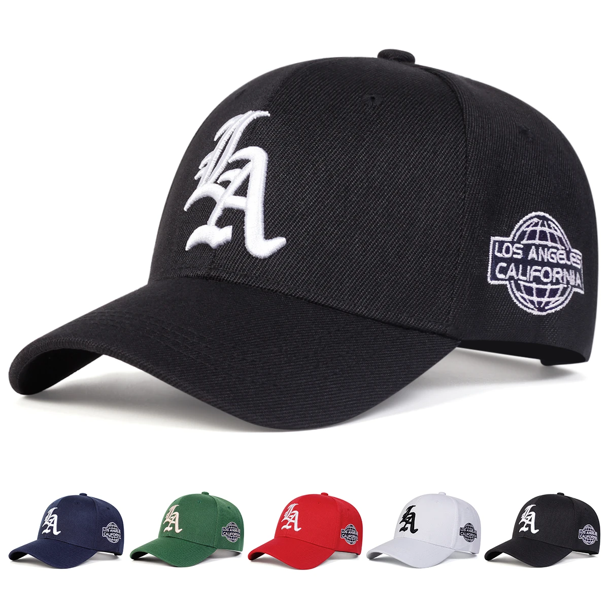 Unisex Personality Letter Embroidery Baseball Caps Spring and Autumn Outdoor Adjustable Casual Hat Hip Hop Hat Sunscreen Hats