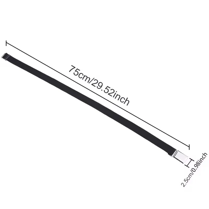 1pcs Kids Elastic Belts Boy Girl Adjustable Elastic Canvas Waistband Stretch Waist Belt With Buckle Student Belt Neutral Belts
