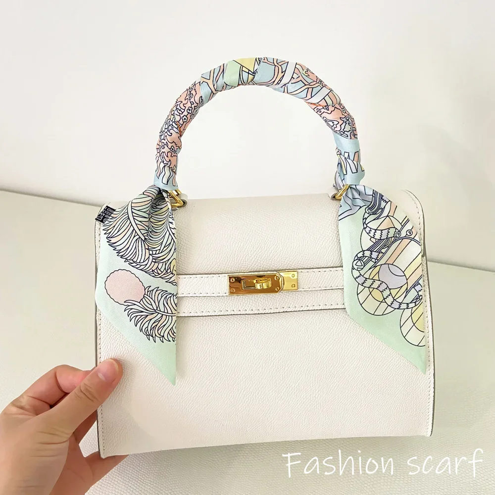 1PC Korean Fashion New Women's Twill Decorative Ribbon Small Scarf Binding Bag Handle Ribbon Hair Band Small Scarf Headband