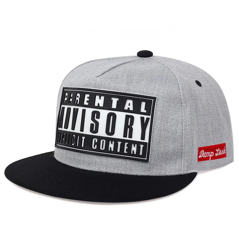 Tide Brand Flat Edge Baseball Cap Couple ADV Hat Korean Version Trend Offset Printing Street Hat Sun Protection Letter Hat