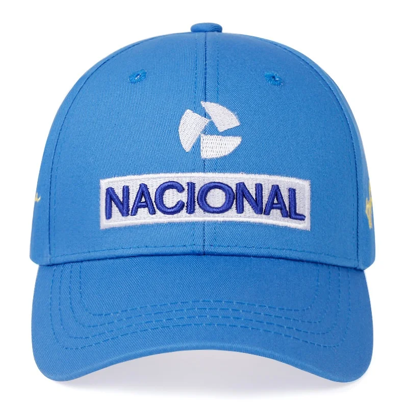 New Ayrton Senna Racer Fashion Letter Embroidery Hip-hop Hats Outdoor Adjustable Casual Baseball Caps Sunscreen Hat
