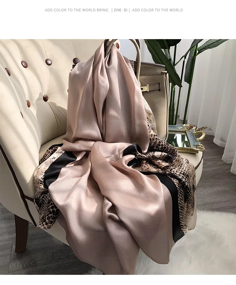 2025 Hangzhou 100% Natural Real Silk Scarf Women Bandana long Scarves Wrap Kerchief Luxury High Quality Hijab Echarpe pashmina